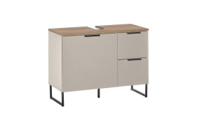 Waschbeckenunterschrank Denver, kaschmir/schwarz