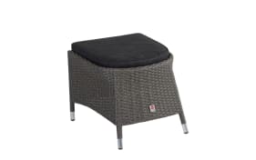 Garten-Hocker Barcelona, Geflecht Polyrattan grey-mix 