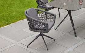 Drehstuhl Genua, anthrazit/hellgrau