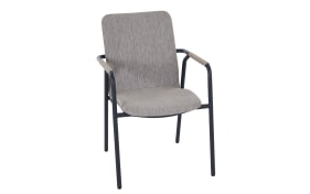 Stapelstuhl Repton, anthrazit/taupe 