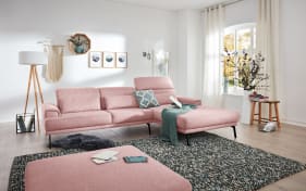 Wohnlandschaft MR 4580, rosa, inkl. Funktionen