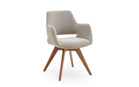 Schalensessel Tario, beige, inkl. 180° Drehfunktion