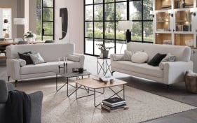 Garnitur Amadeo, silber/beige