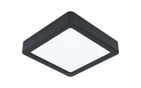 LED-Deckenleuchte Fueva 5, schwarz, 1200 Lumen, 16 cm