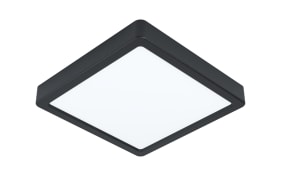 LED-Deckenleuchte Fueva 5, schwarz, 2000 Lumen, 21 cm