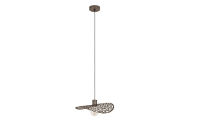 Pendelleuchte Swaby, bronze, 40 cm