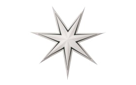 Papier Stern Stripe, dunkelgrün/weiß, 70 cm