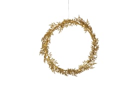 Kranz mit Beleuchtung Holiday, goldfarbig, 44 cm