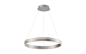 LED-Pendelleuchte Q-Vito, stahlfarbig, 59 cm