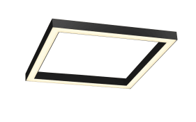 LED-Deckenleuchte Pure-Lines, anthrazit, 50 cm