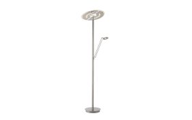 LED-Standleuchte Mondo Rimo, stahl, inkl. CCT und Memoryfunktion
