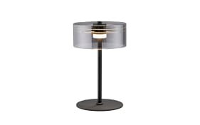LED-Tischleuchte Mondo Karena, schwarz, inkl. Dimmfunktion