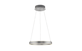 LED-Pendelleuchte Anillo, stahl, inkl. CCT und Memoryfunktion