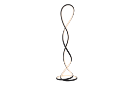 LED-Stehleuchte Twist, schwarz