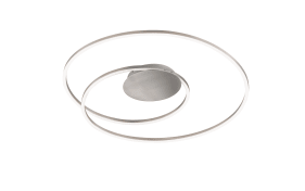 LED-Deckelleuchte Holy, nickel matt, 68 cm