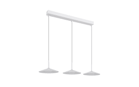 LED-Pendelleuchte Lampone, weiß, 3-flammig