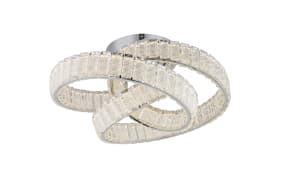 LED-Deckenleuchte Mucky, klar/chrom