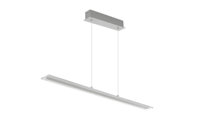 LED-Pendelleuchte Novak, nickel, inkl. Memoryfunktion