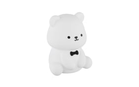 Akku-Tischleuchte Teddy, weiß, inkl. RGB-Farbwechsler