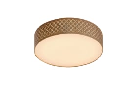 LED-Deckenleuchte Charlene, braun/goldfarbig, 50 cm