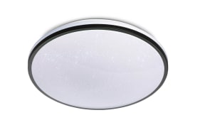 LED-Deckenleuchte Anna CCT, schwarz/weiß, 49 cm