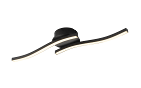 LED-Deckenleuchte Jesper, schwarz