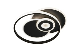 LED-Deckenleuchte Juka, schwarz, inkl. CCT und Dimmfunktion