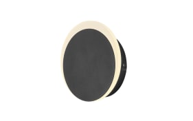 LED Wandleuchte Sun, schwarz