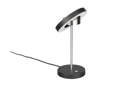 Tischleuchte Guano, nickel/schwarz