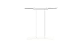 LED-Pendelleuchte DUOline in weiß matt, 90 cm