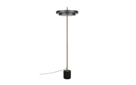 LED-Standleuchte Keaton, schwarz/gold, inkl. Sensordimmer