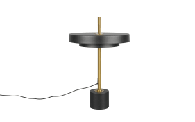 LED-Tischleuchte Keaton, schwarz/gold, inkl. Sensordimmer