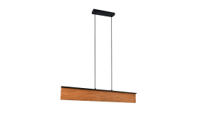LED-Pendelleuchte Kalea, holzfarbig 