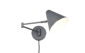 Wandleuchte Cosima, anthrazit