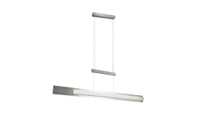 LED-Pendelleuchte MR Rivera, nickel, inkl. Höhenverstellung