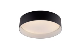 LED-Deckenleuchte Tavoli, schwarz, inkl. Fernbedienung 