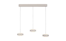 LED-Pendelleuchte Elmo, sandfarbig