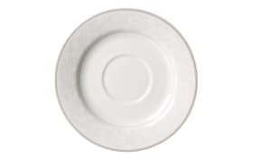 Kaffeeuntertasse Isabella, weiß, 16 cm