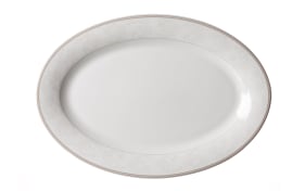 Servierplatte Isabella, weiß, oval, 32 cm