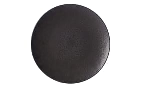 Teller Kitwe, Steingut, schwarz, 28 cm