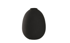 Vase Casolare, Metall, schwarz, 16 cm