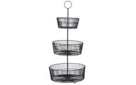 Etagere Gea in matt schwarz, 66 cm