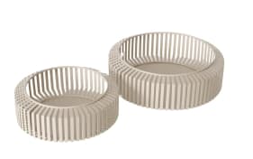 Schalenset Viki, weiß, 2-teilig