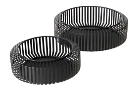 Schalenset Viki, schwarz, 2-teilig