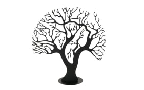 Dekoaufsteller Vida, schwarz, 47 cm