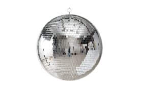 Dekoanhänger Disco, silber, 48 cm