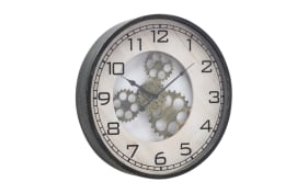 Wanduhr Industry, schwarz/beige, 48 cm