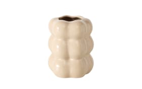 Vase Lumina, hellbraun, 18 cm