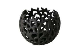 Windlicht Philis, schwarz, 9,5 cm