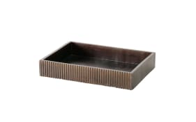Tablett Ruvy, dunkelbraun, 25 cm